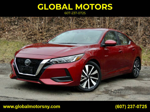 2021 Nissan Sentra for sale at GLOBAL MOTORS in Binghamton NY