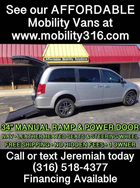 2019 Dodge Grand Caravan for sale at Affordable Mobility Solutions, LLC - Mobility/Wheelchair Accessible Inventory-Wichita in Wichita KS