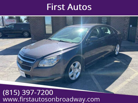 2012 Chevrolet Malibu for sale at First  Autos in Rockford IL