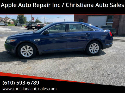 2012 Ford Taurus for sale at Apple Auto Repair Inc / Christiana Auto Sales in Christiana PA