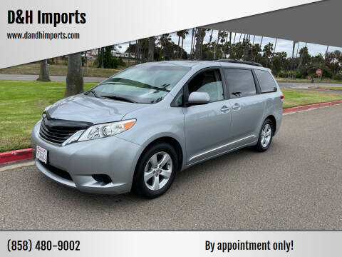 2014 Toyota Sienna for sale at D&H Imports in San Diego CA