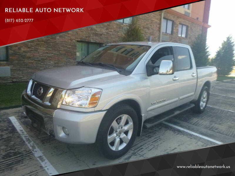 2011 Nissan Titan for sale at RELIABLE AUTO NETWORK in Arlington TX