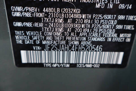 2015 Subaru Forester 2.5i Limited