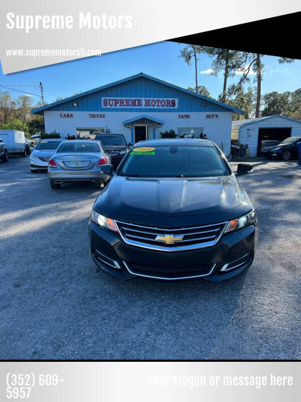 2015 Chevrolet Impala for sale at Supreme Motors in Leesburg FL