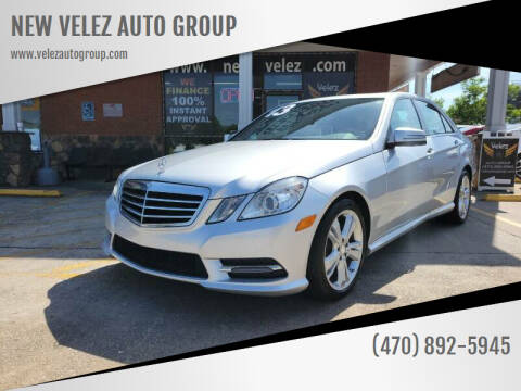 2013 Mercedes-Benz E-Class for sale at NEW VELEZ AUTO GROUP in Gainesville GA