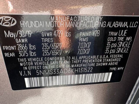 2019 Hyundai Santa Fe