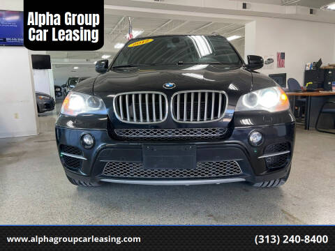 2012 BMW X5 for sale at Alpha Group Car Leasing in Redford MI