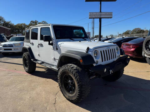 2015 Jeep Wrangler Unlimited for sale at Tex-Mex Auto Sales LLC in Lewisville TX