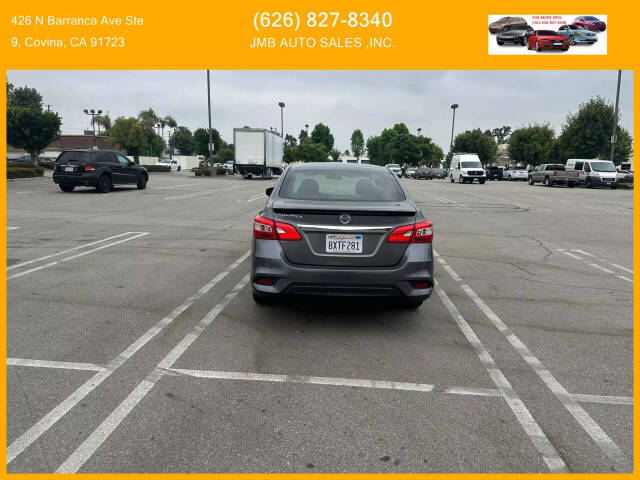 2018 Nissan Sentra for sale at JMB AUTO SALES INC in Covina, CA