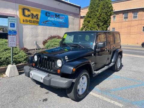 2011 Jeep Wrangler Unlimited for sale at Car Mart Auto Center II, LLC in Allentown PA