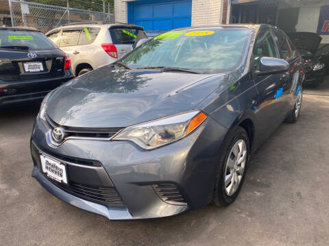 2015 Toyota Corolla for sale at DEALS ON WHEELS in Newark NJ