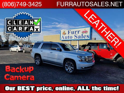 2017 Chevrolet Tahoe for sale at FURR AUTO SALES in Lubbock TX