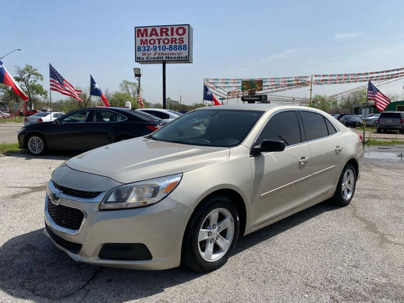 2015 Chevrolet Malibu for sale at Mario Motors in South Houston TX