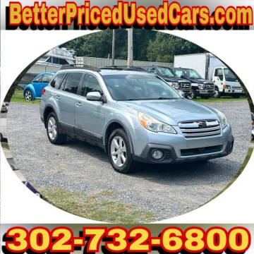 2013 Subaru Outback for sale at Better Priced Used Cars in Frankford DE