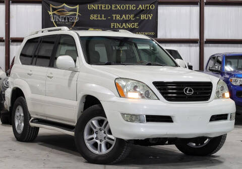 2007 Lexus GX 470 for sale at United Exotic Auto in Houston TX