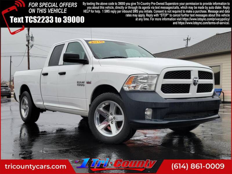 2016 RAM 1500 for sale at Tri-County Pre-Owned Superstore in Reynoldsburg OH