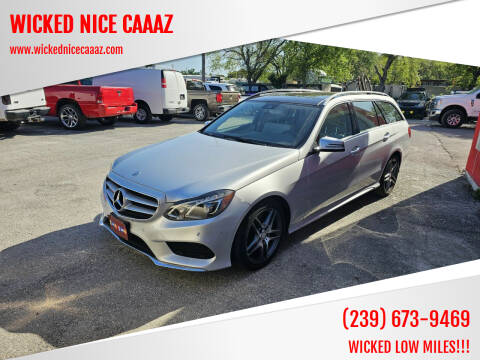 2016 Mercedes-Benz E-Class for sale at WICKED NICE CAAAZ in Cape Coral FL
