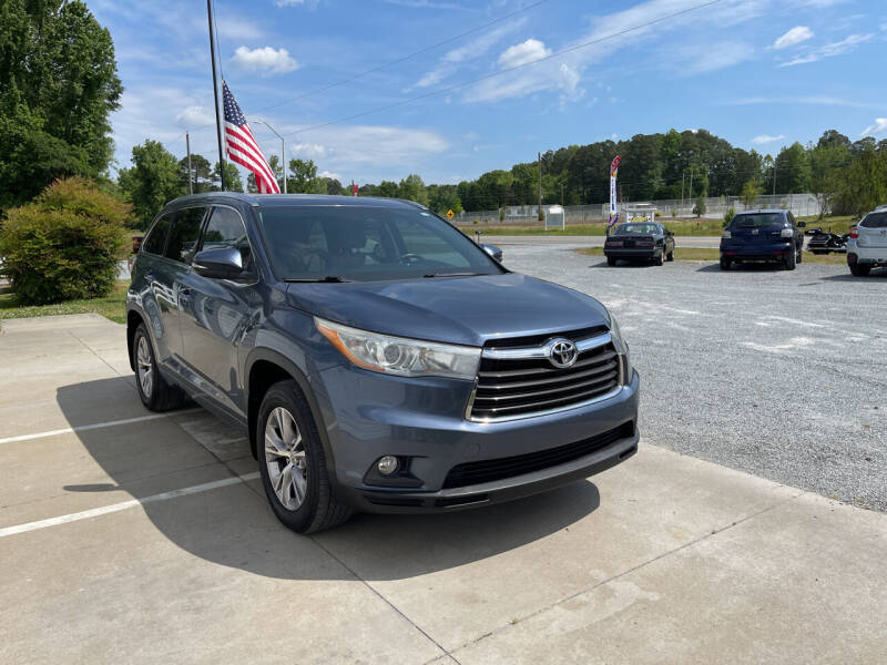 2015 Toyota Highlander for sale at Allstar Automart in Benson NC