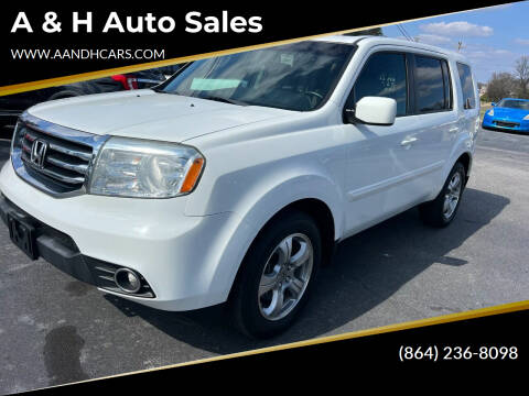 2014 Honda Pilot for sale at A & H Auto Sales in Greenville SC