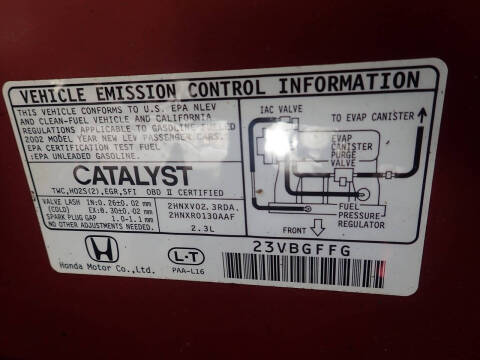 2002 Honda Accord SE