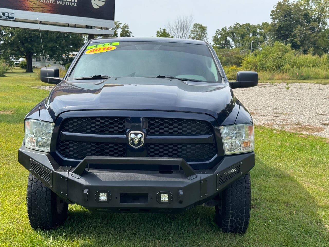 Blue 2016 Ram 1500 Express 4x4 Express 4dr Crew Cab 5.5 ft. SB Pickup 1