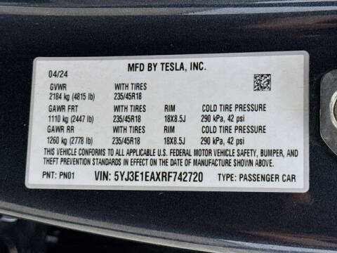 2024 Tesla Model 3