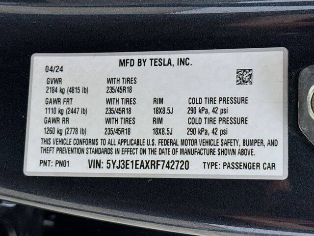 2024 Tesla Model 3
