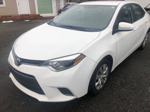 2016 Toyota Corolla for sale at AUTO OUTLET in Taunton MA