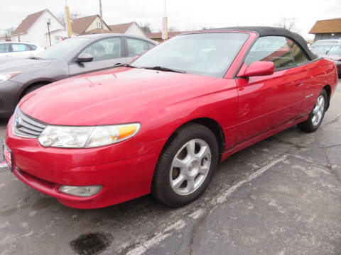 2002 Toyota Camry Solara for sale at Bells Auto Sales in Hammond IN