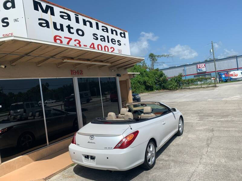 2006 Toyota Camry Solara for sale at Mainland Auto Sales Inc in Daytona Beach, FL