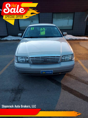 2011 Ford Crown Victoria for sale at Shamrock Auto Brokers, LLC in Belmont NH