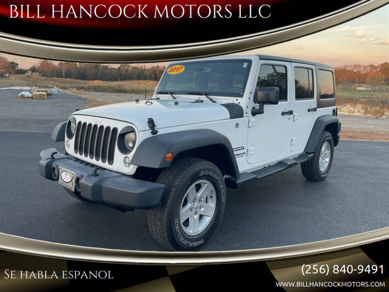 2017 Jeep Wrangler Unlimited for sale at BILL HANCOCK MOTORS LLC in Albertville AL