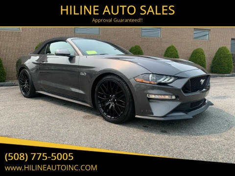 2018 Ford Mustang for sale at HILINE AUTO SALES in Hyannis MA