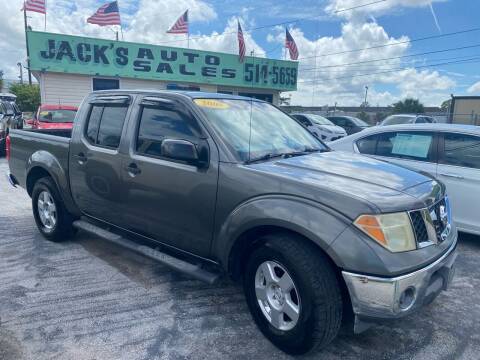 2008 Nissan Frontier for sale at Jack's Auto Sales in Port Richey FL