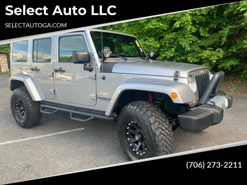 2013 Jeep Wrangler Unlimited for sale at Select Auto LLC in Ellijay GA