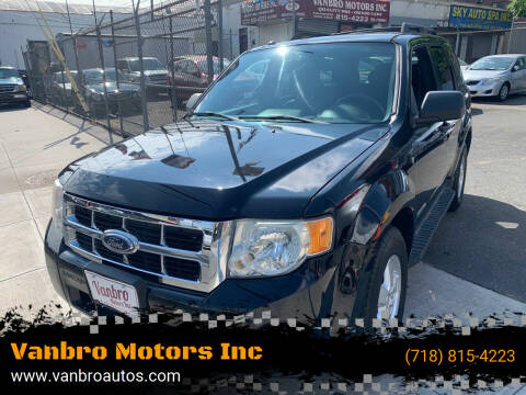 2008 Ford Escape for sale at Vanbro Motors Inc in Staten Island NY