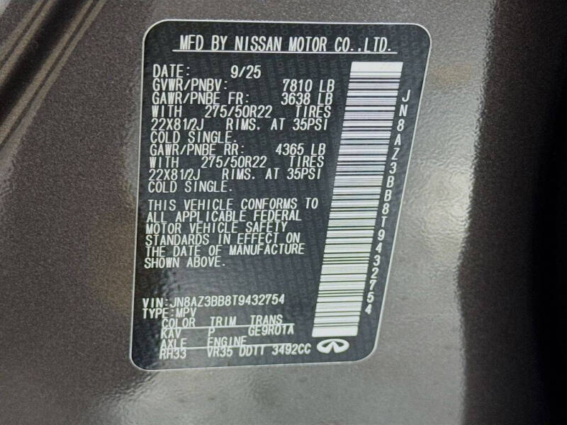 2026 Infiniti QX80 Luxe