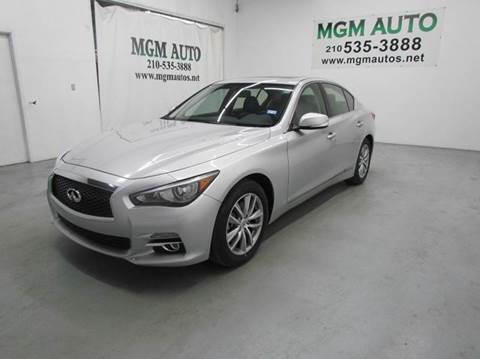 2016 INFINITI Q50 for sale at MGM Auto in San Antonio, TX