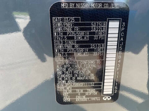 2025 Infiniti QX50 Luxe