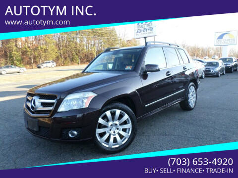 2012 Mercedes-Benz GLK for sale at AUTOTYM INC. in Fredericksburg VA