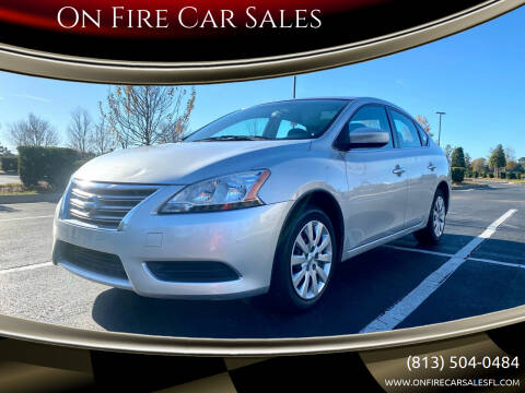 2014 Nissan Sentra for sale at On Fire Car Sales in Tampa FL