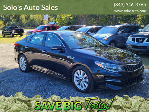2016 Kia Optima for sale at Solo's Auto Sales in Timmonsville SC