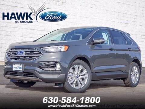 2021 Ford Edge for sale at Hawk Ford of St. Charles in Saint Charles IL