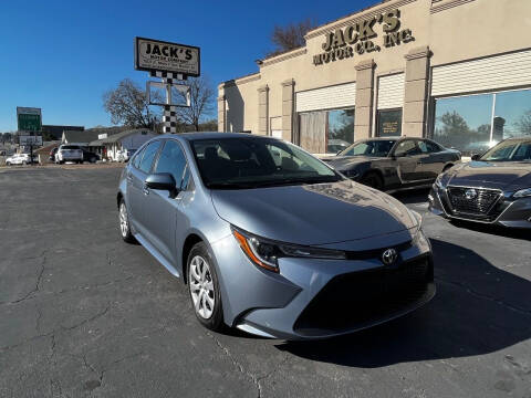 2021 Toyota Corolla for sale at JACK'S MOTOR COMPANY in Van Buren AR