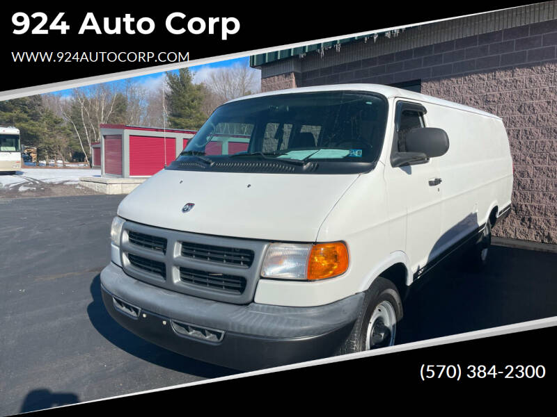 2002 Dodge Ram Cargo for sale at 924 Auto Corp in Sheppton PA