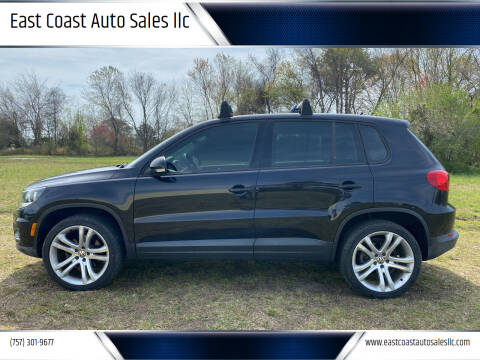 2013 Volkswagen Tiguan for sale at East Coast Auto Sales llc in Virginia Beach VA
