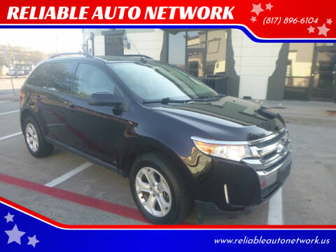 2013 Ford Edge for sale at RELIABLE AUTO NETWORK in Arlington TX