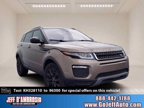 2019 Land Rover Range Rover Evoque for sale at Jeff D'Ambrosio Auto Group in Downingtown PA