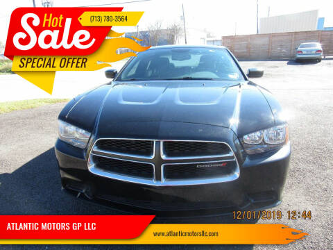 2013 Dodge Charger for sale at ATLANTIC MOTORS GP LLC in Houston TX