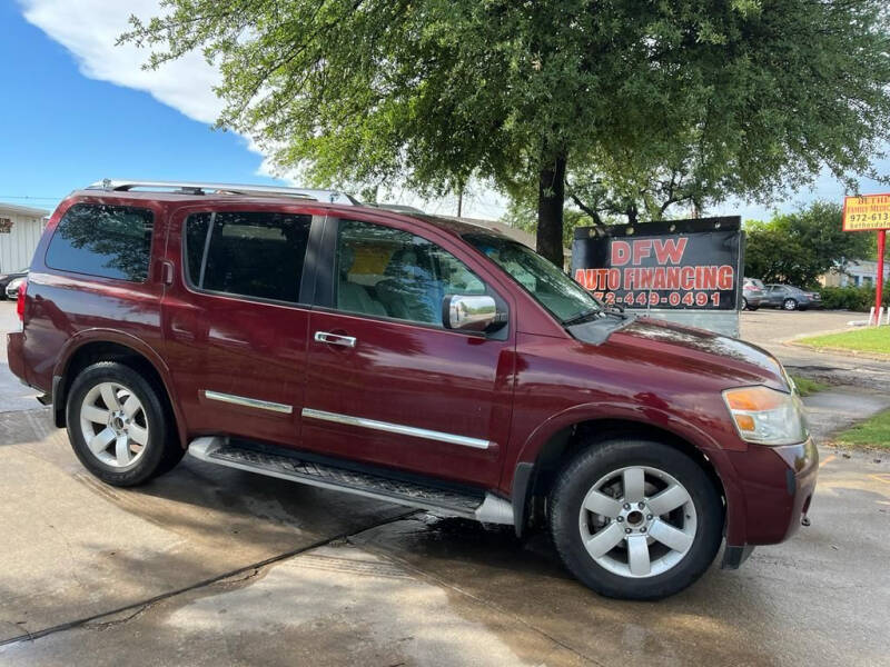 Used 2010 Nissan Armada Titanium with VIN 5N1BA0ND2AN603193 for sale in Dallas, TX